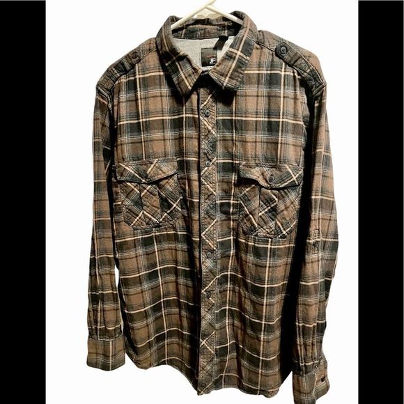 JF, Long sleeve, Long sleeve, flannel, extra large - Picture 1 of 3